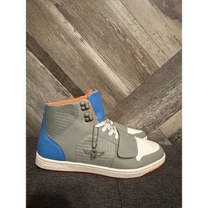 Creative Recreation Men’s size 9.5 High Top Shoes Blue Orange CR422 SI1211